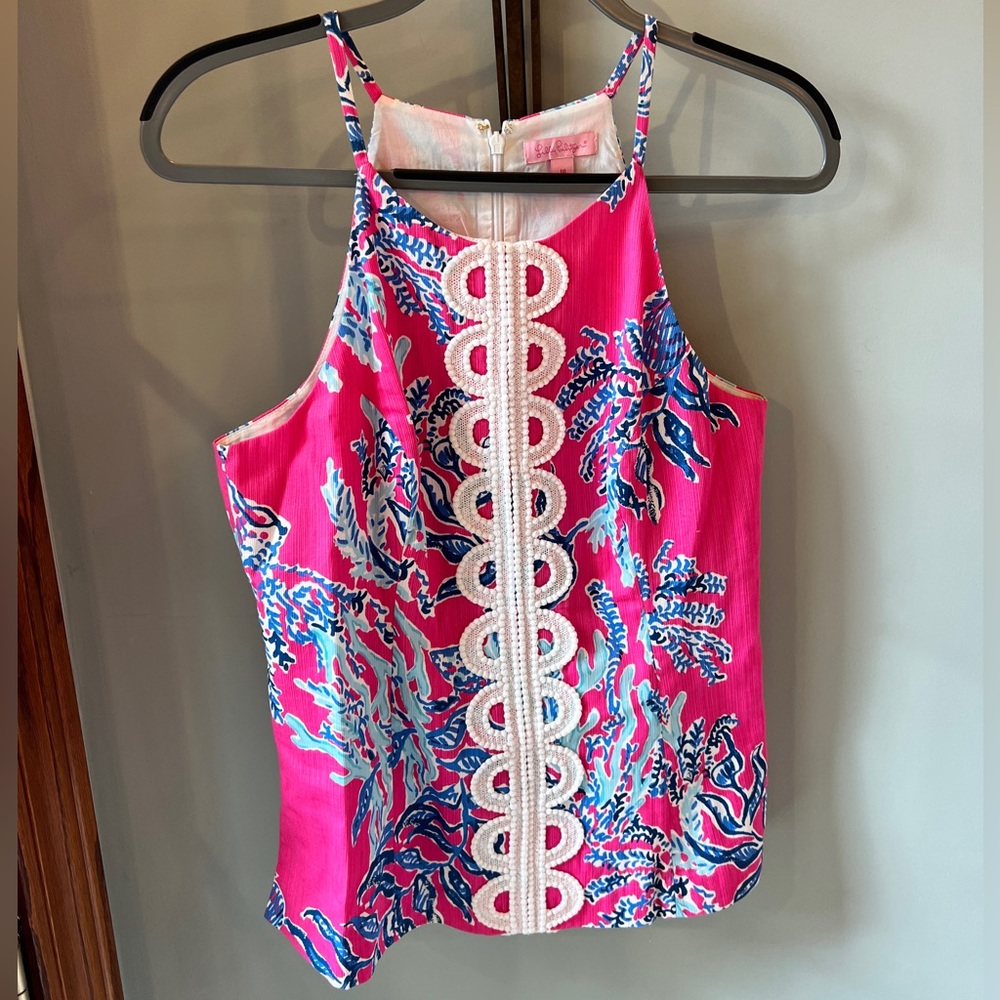 Lilly Pulitzer halter top, Women’s size 10